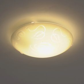 Lampă de tavan florală, alb-gri - Mars Eglo 89238