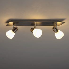   Lampă spot cu trei socluri, culoare alb-argintiu - Enea Eglo 90985