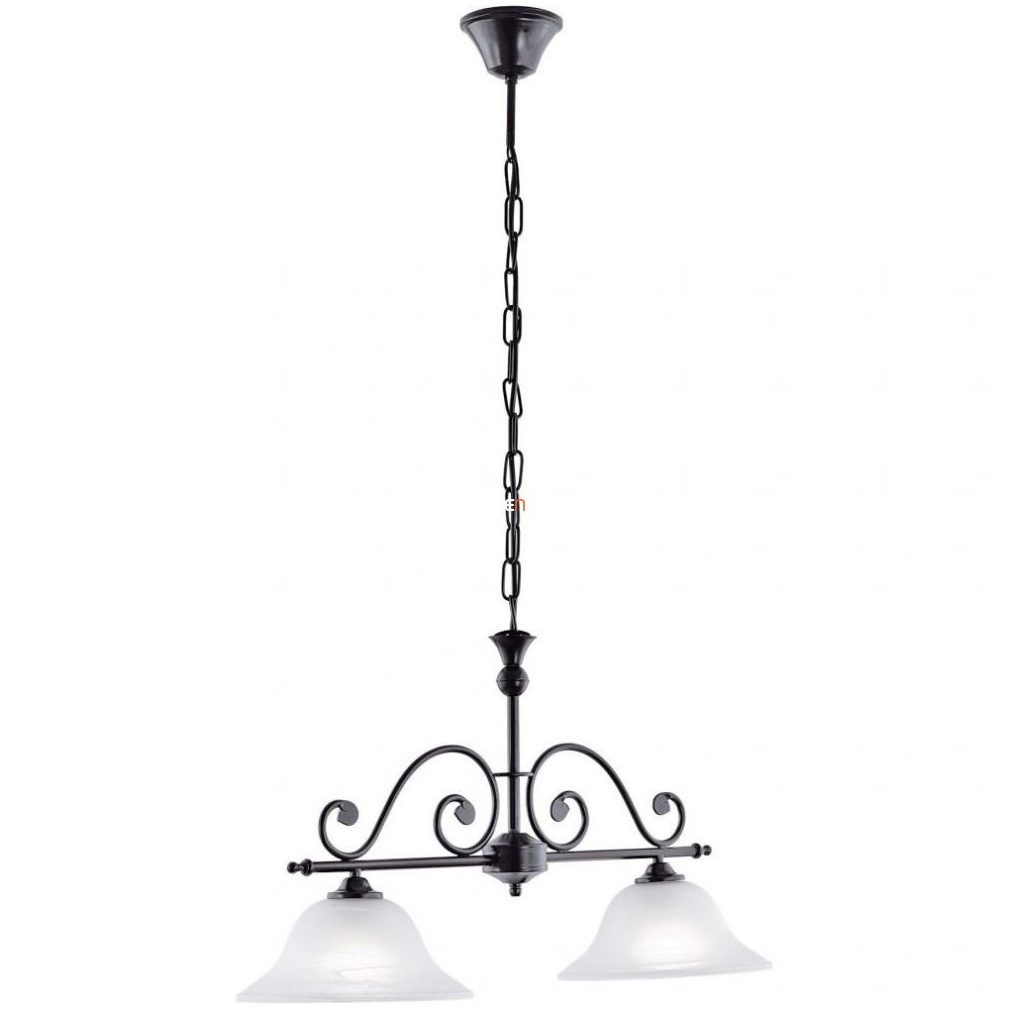 Lampa suspendată cu două becuri, alb-negru - Murcia Eglo 91004