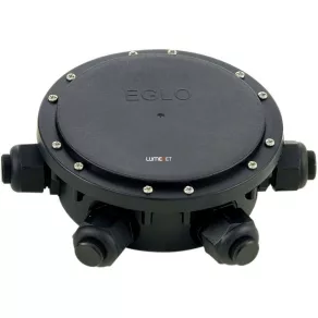   Cutie de distribuție pentru exterior, poate fi îngropată în pământ, 6 intrări, negru - Cutie de conectare Eglo 91207