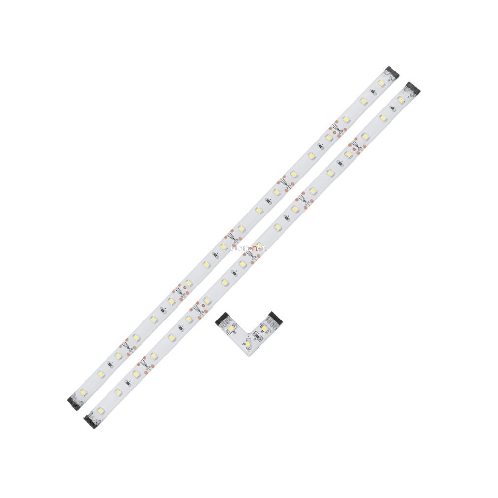 Bandă LED cu adaptor de alimentare 2x30 cm, cu întrerupător cu cablu, alb rece (Benzi LED)