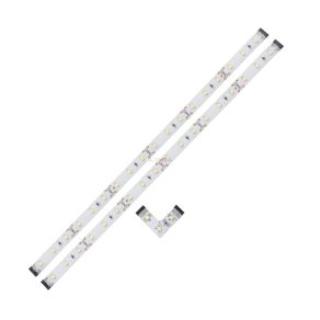   Bandă LED cu adaptor de alimentare, 2x30 cm, cu comutator între cabluri, alb rece - Benzi LED Eglo 92053