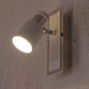 Lampă spot, culoare alb-crom - Davida Eglo 92084