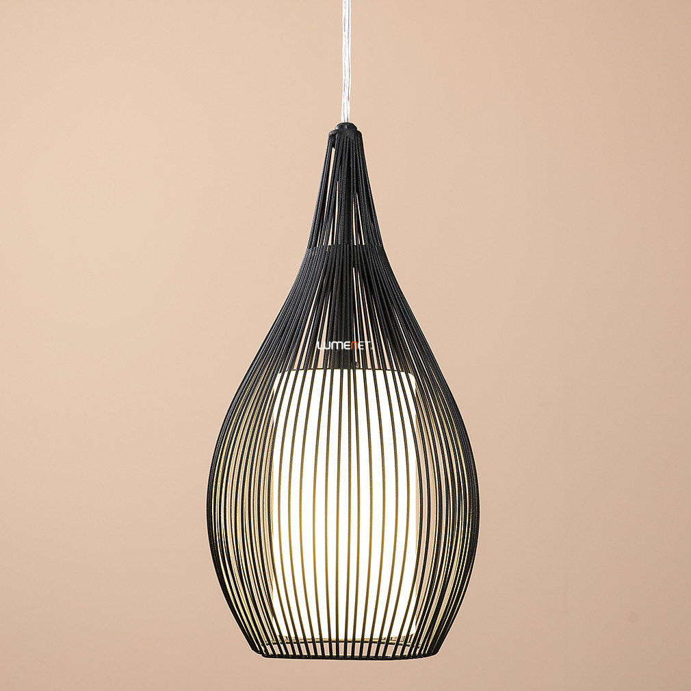 Lampa suspendată din fibră de oțel negru - Razoni Eglo 92252