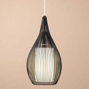   Lampă suspendată din fibră de oțel negru - Razoni Eglo 92252