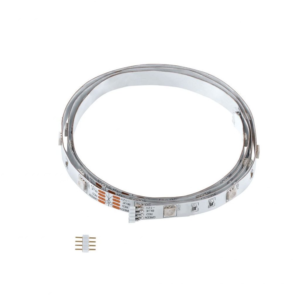 Banda LED cu culori variabile, fără acoperire din plastic, 30 LED-uri, 1 metru - LED Stripes Flex Eglo 92316