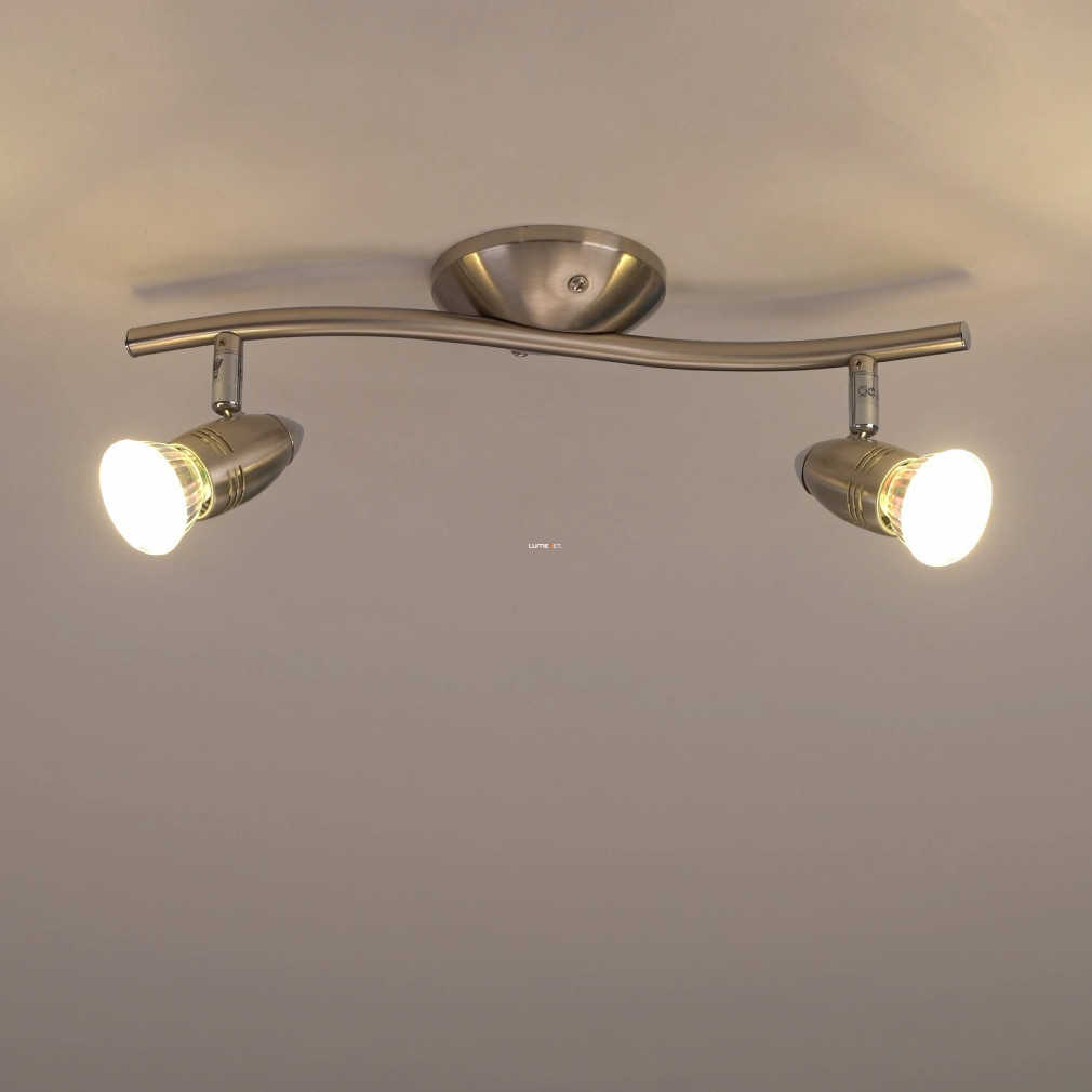 Spot cu două socluri, culoare nichel-crom - Magnum Eglo 92642