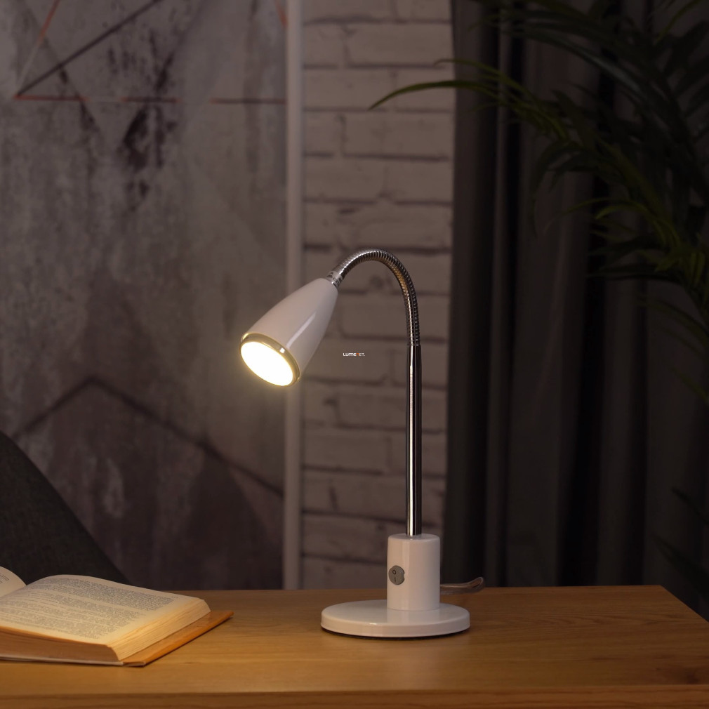 Lampa de birou în culoare albă, 32 cm - Fox Eglo 92872, cu 1xGU10