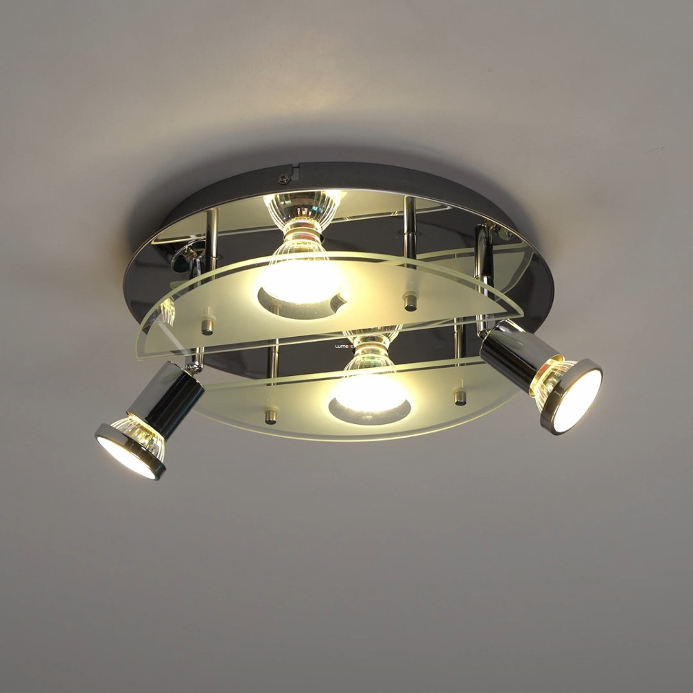 Lampa de tavan cu patru becuri, cromată - Cabo Eglo 93085