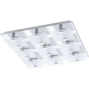   Lampă LED de tavan 9x2,5 W, alb cald, alb-crom - Vicaro Eglo 93315