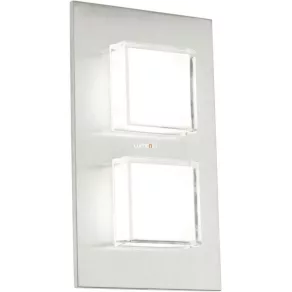   Lampă LED de exterior pentru perete 5 W, alb cald, argintiu - Pias Eglo 93365