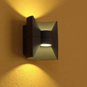   Lampă LED de exterior pentru perete 5 W, alb cald, culoare gri - Redondo Eglo 93368