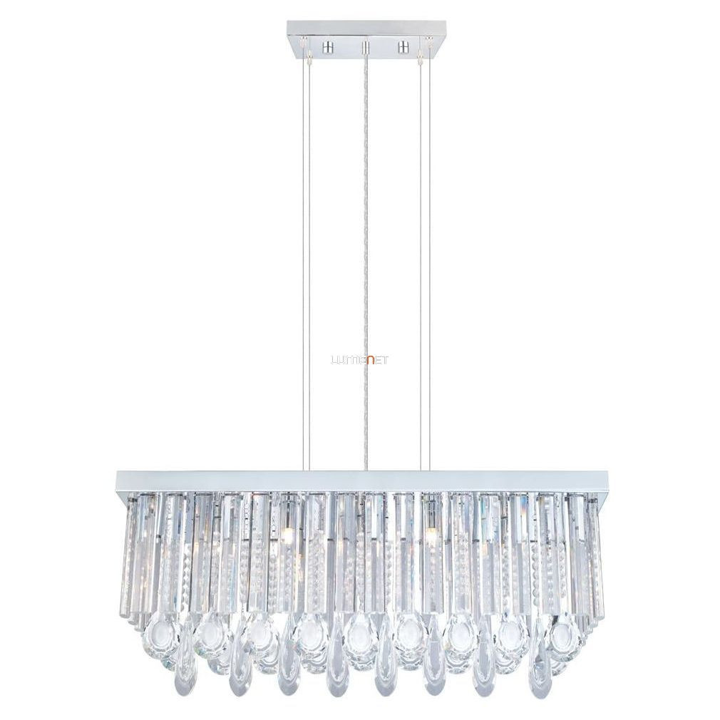Lampa suspendată cu șapte becuri, culoare argintiu - Calaonda Eglo 93422
