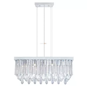   Lampă suspendată cu șapte socluri, culoare argintiu - Calaonda Eglo 93422