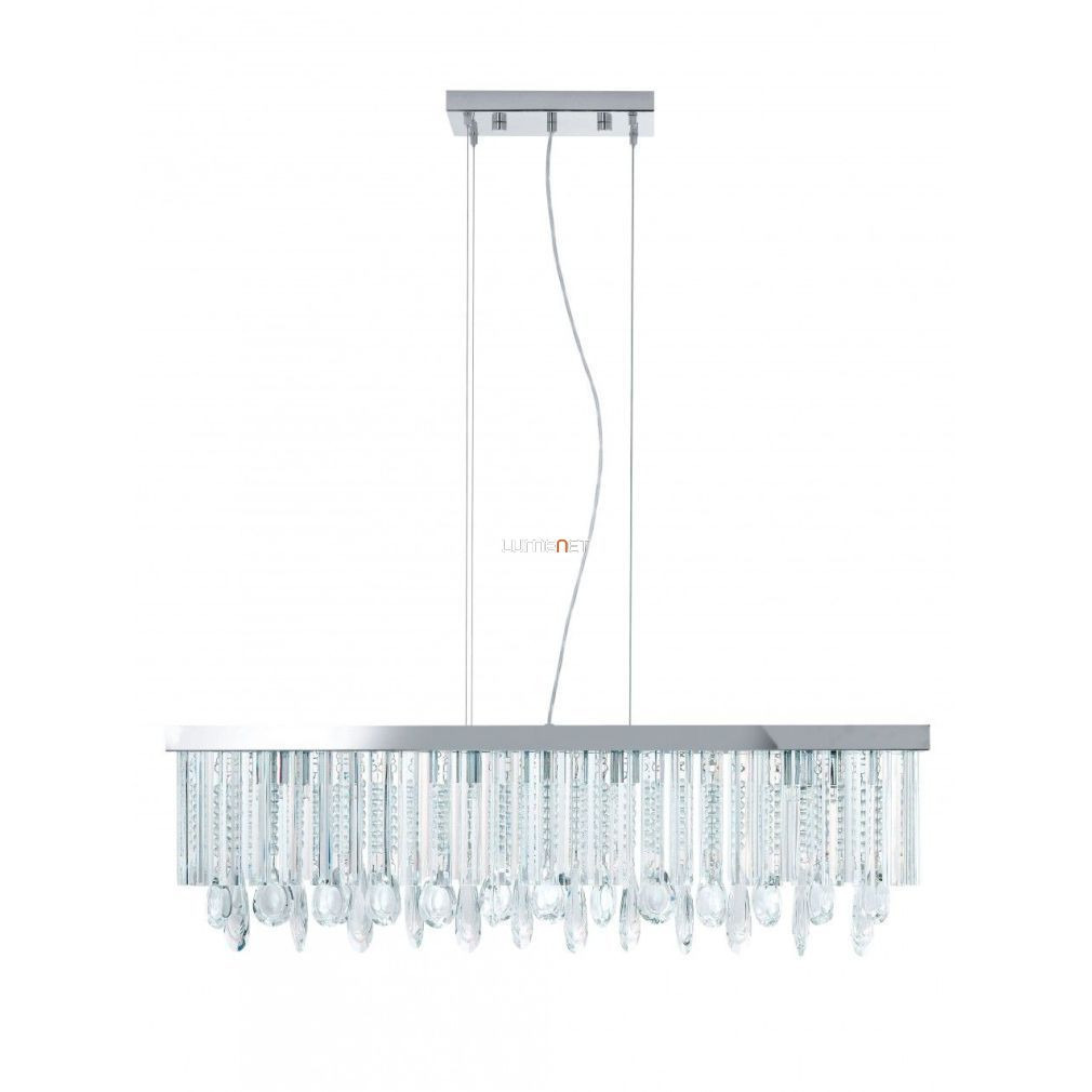 Lampa suspendată cu unsprezece socluri, argintiu - Calaonda Eglo 93423