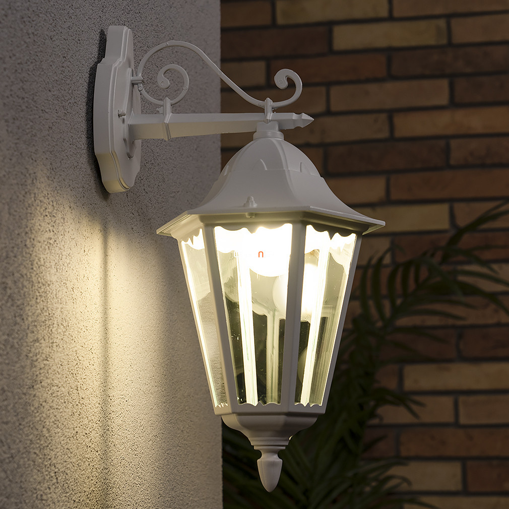Lampa de perete clasică pentru exterior, culoare albă - Navedo Eglo 93445