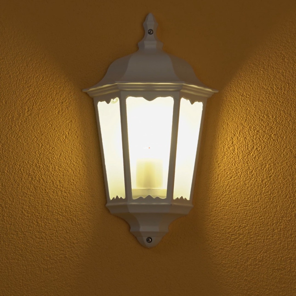 Lampa de perete pentru exterior, alb-transparent - Navedo Eglo 93448