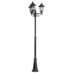   Lampă de exterior cu trei socluri, 220 cm, negru antic - Navedo Eglo 93465