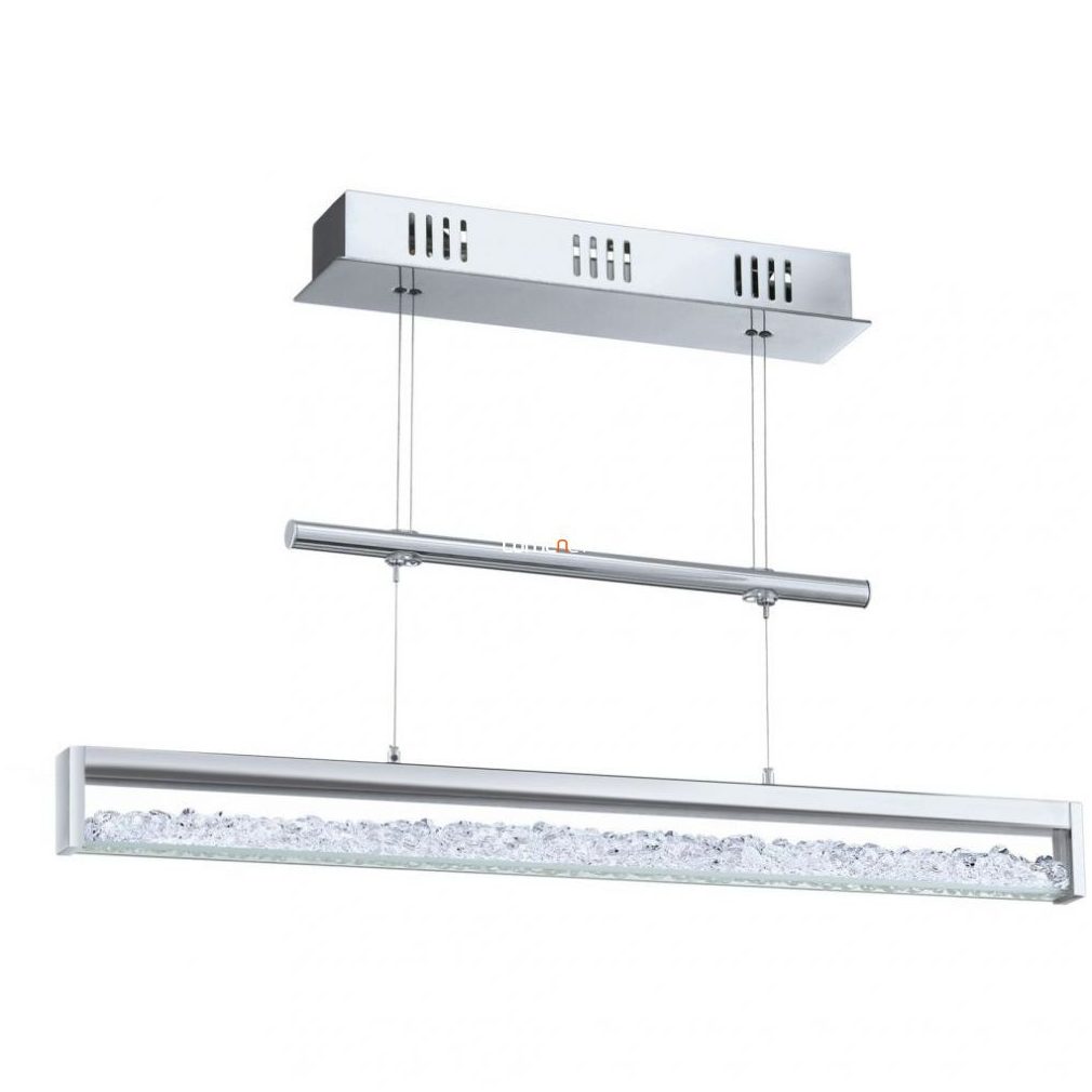 Lampă suspendată cu LED reglabilă cu întrerupător 24 W, alb rece-cald, argintiu - Cardito Eglo 93625
