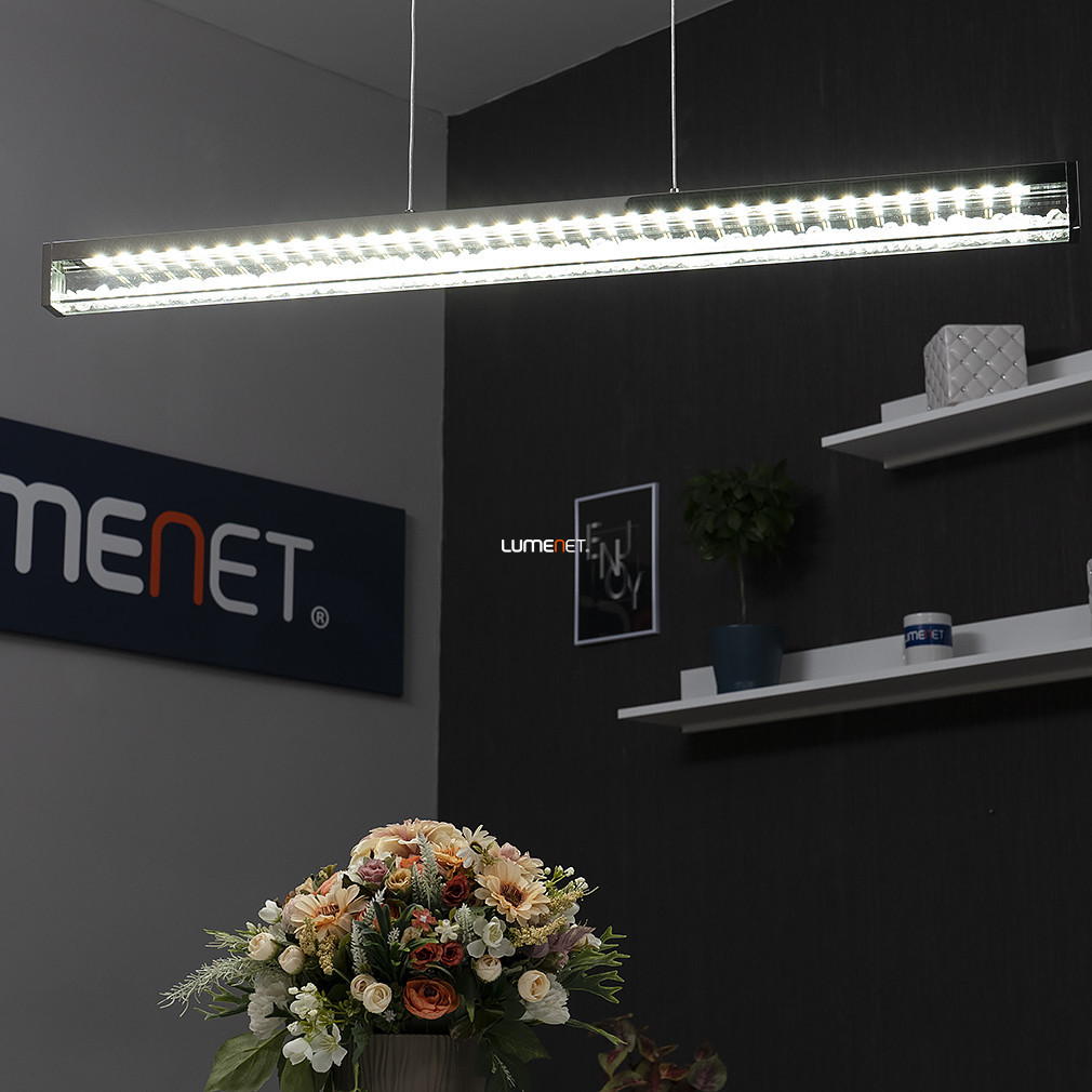 Lampa LED suspendată cu cristal, reglabilă cu comutator tactil - Cardito Eglo 93626