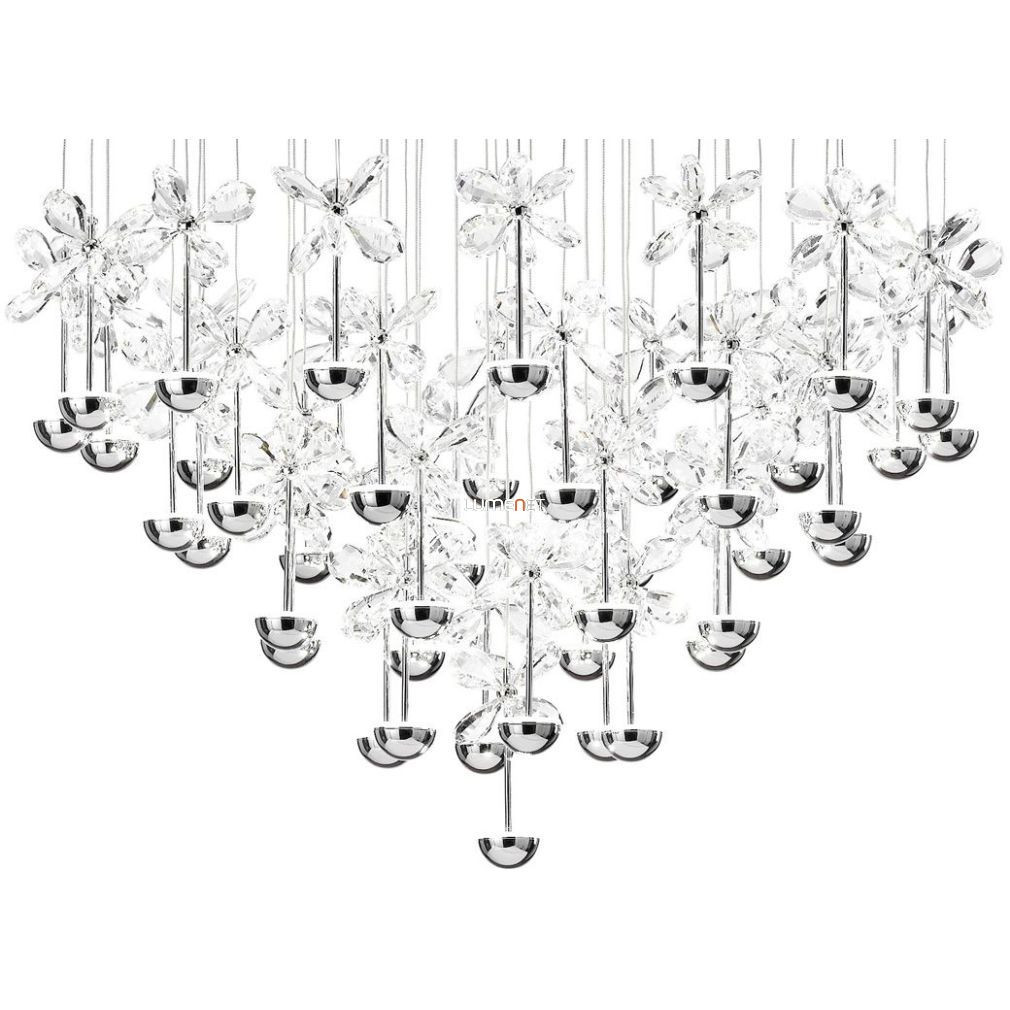 Candelabru cu flori de cristal, tehnică suspendată - Pianopoli Eglo 93661