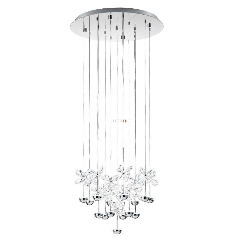 Lampa suspendată cu LED 37,5 W, alb cald, argintiu - Pianopoli Eglo 93662