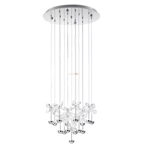   Lampă LED suspendată 37,5 W, alb cald, argintiu - Pianopoli Eglo 93662