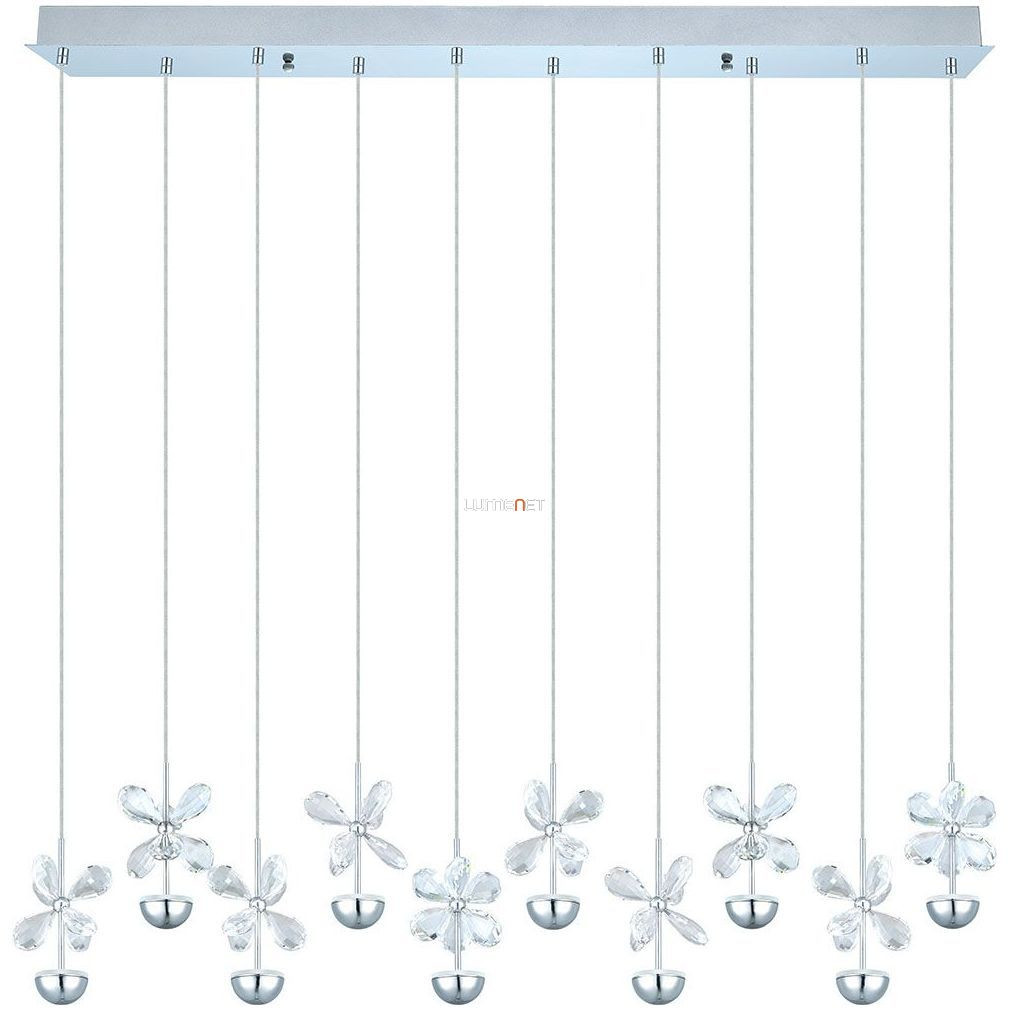 Lampa suspendată cu LED 25 W, alb cald, argintiu - Pianopoli Eglo 93663