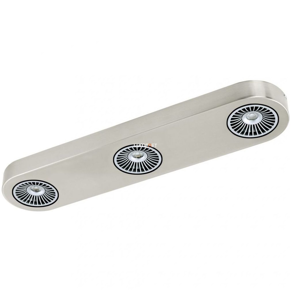 Spot LED reglabil 16,2 W, alb cald, gri-negru - Montale Eglo 94182
