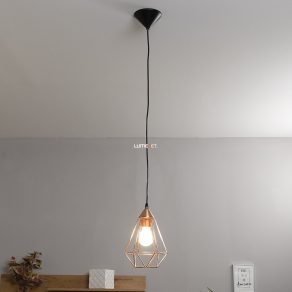   Lampă suspendată în culoarea cuprului, 17,5 cm - Tarbes Eglo 94193