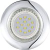 Spot încastrat cu sursă de lumină LED, 3 W, crom, 3 bucăți - Peneto Eglo 94236