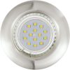 Spot încastrat cu sursă de lumină LED, 3 W, nichel, 3 bucăți - Peneto Eglo 94237