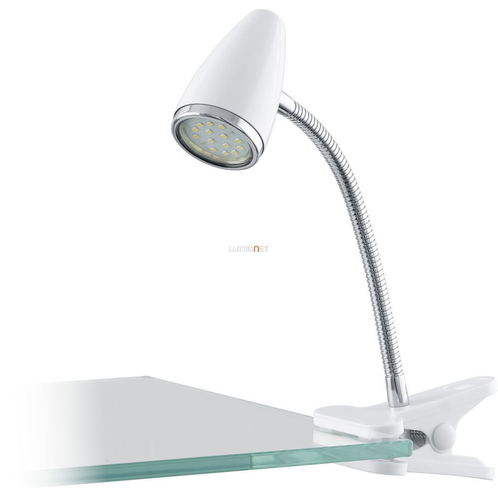 Lampa cu clemă, culoare albă, 33 cm - Riccio Eglo 94329, cu 1xGU10 soclu