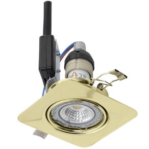   Spot încastrat cu sursă de lumină LED, 5 W, alamă - Peneto Eglo 94402