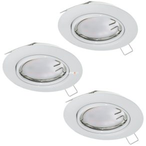   Spot încastrat cu sursă de lumină LED, 5 W, alb, 3 bucăți - Peneto Eglo 94406
