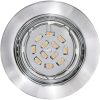 Spot încastrat cu sursă de lumină LED, 5 W, crom, 3 bucăți - Peneto Eglo 94407