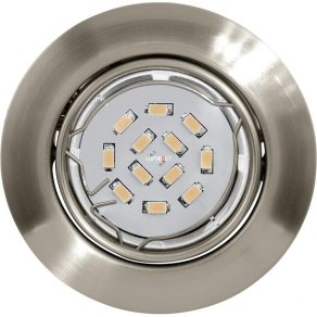  Spot încastrat cu sursă de lumină LED, 5 W, nichel, 3 bucăți - Peneto Eglo 94408
