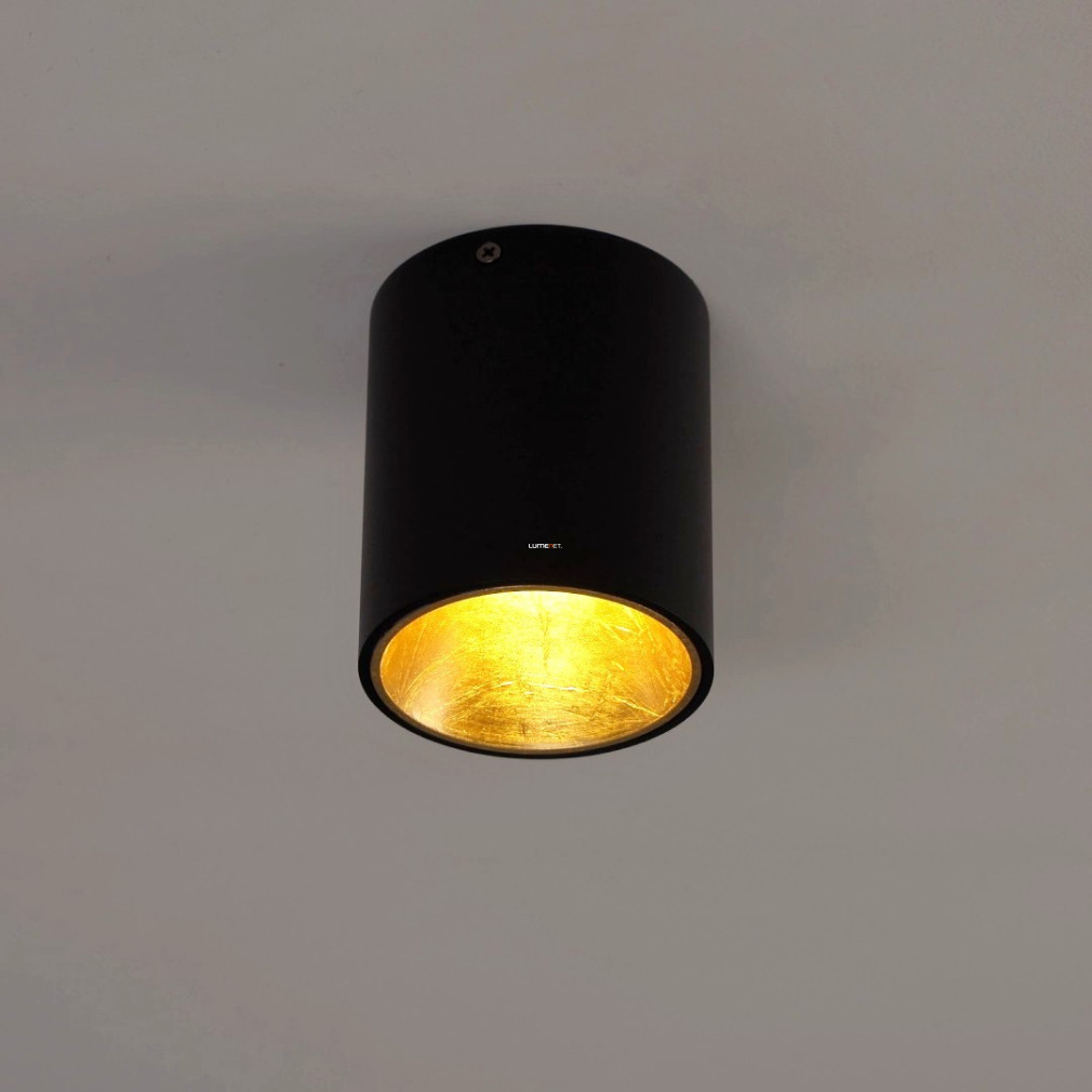 Spot LED 3,3 W, alb cald, 10 cm, negru-auriu - Polasso Eglo 94502