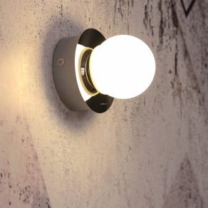   Lampă LED de tavan 3,3 W, alb cald, argintiu opal - Mosiano Eglo 94626