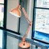 Lampă de birou în culoarea roșu cupru, 71 cm - Borgillio Eglo 94704, cu soclu 1xE27