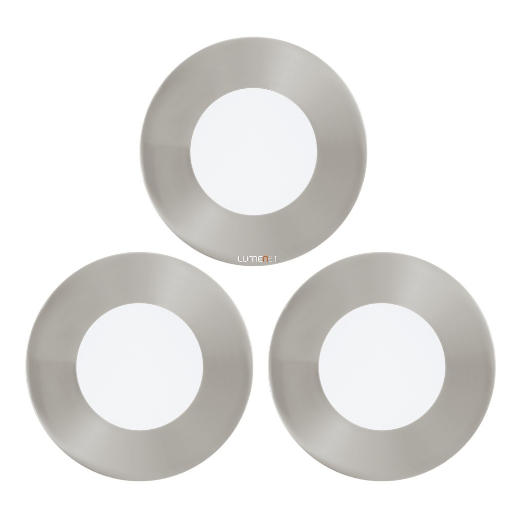 Spot LED încastrat 8,1 W, alb cald, culoare nichel-alb - Fueva Eglo 94734