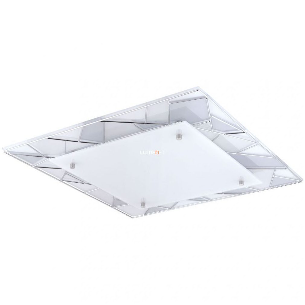 Lampă LED de tavan 9,7 W, alb cald, alb-crom - Pancento Eglo 94746