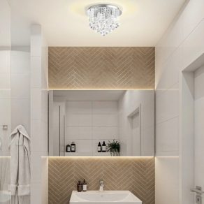   Candelabru glamouros din cristal cu patru socluri - Almonte Eglo 94878