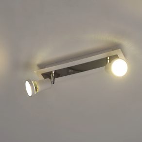   Lampă spot cu două socluri, alb-argintiu - Sarria Eglo 94959