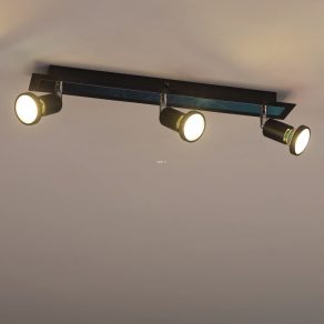   Lampă spot cu trei socluri, negru și argintiu - Sarria Eglo 94965