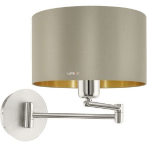 Aplică de perete, culoare bej-auriu - Maserlo Eglo 95055