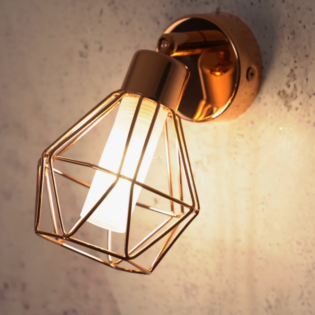 Lampa de perete, cupru roșu - Zapata Eglo 95545