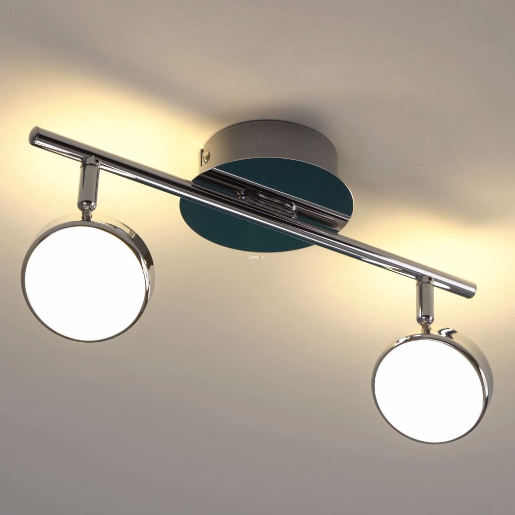 Spot LED 10,8 W, alb cald, argintiu-alb - Salto Eglo 95629