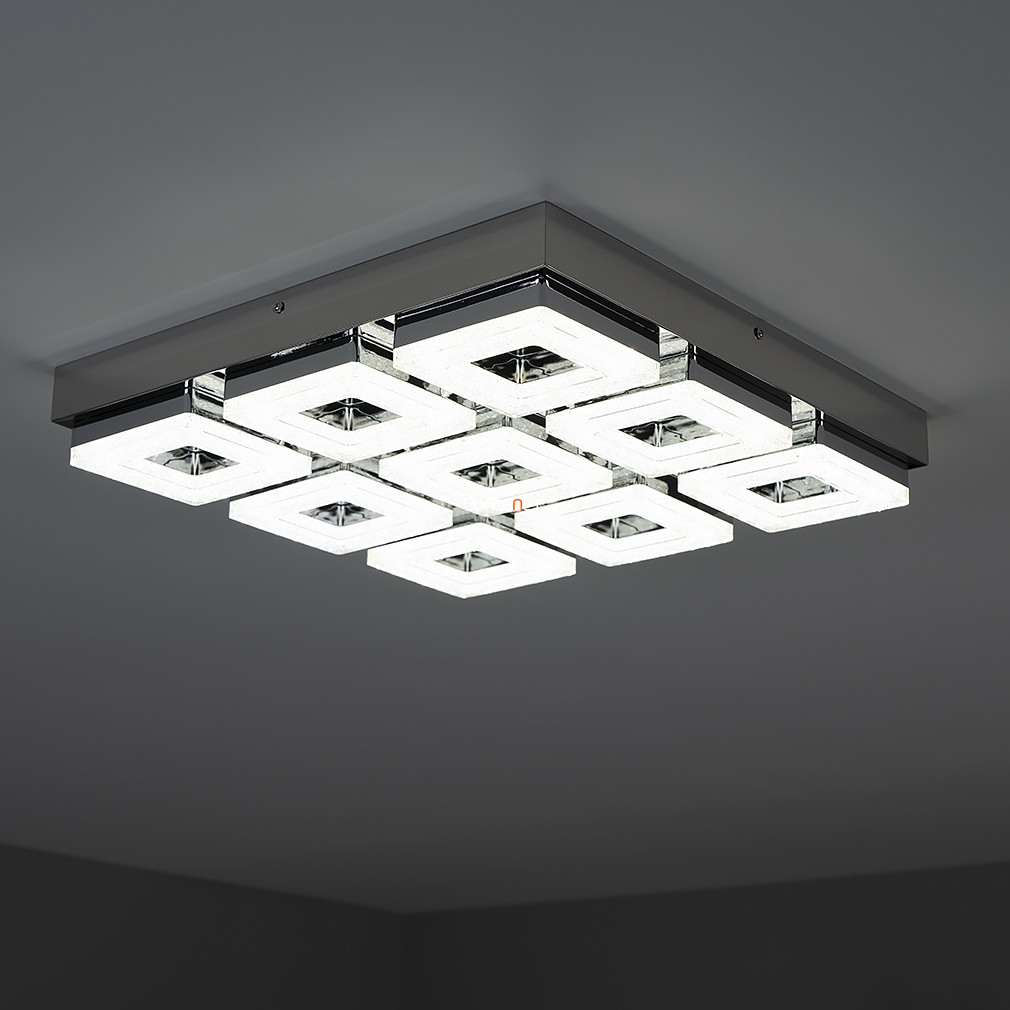 Plafonieră Labyrinth LED, efect de cristal granular (Fradelo)