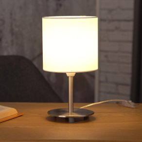   Lampă de masă albă, 27 cm - Pasteri Eglo 95725, cu soclu 1xE14